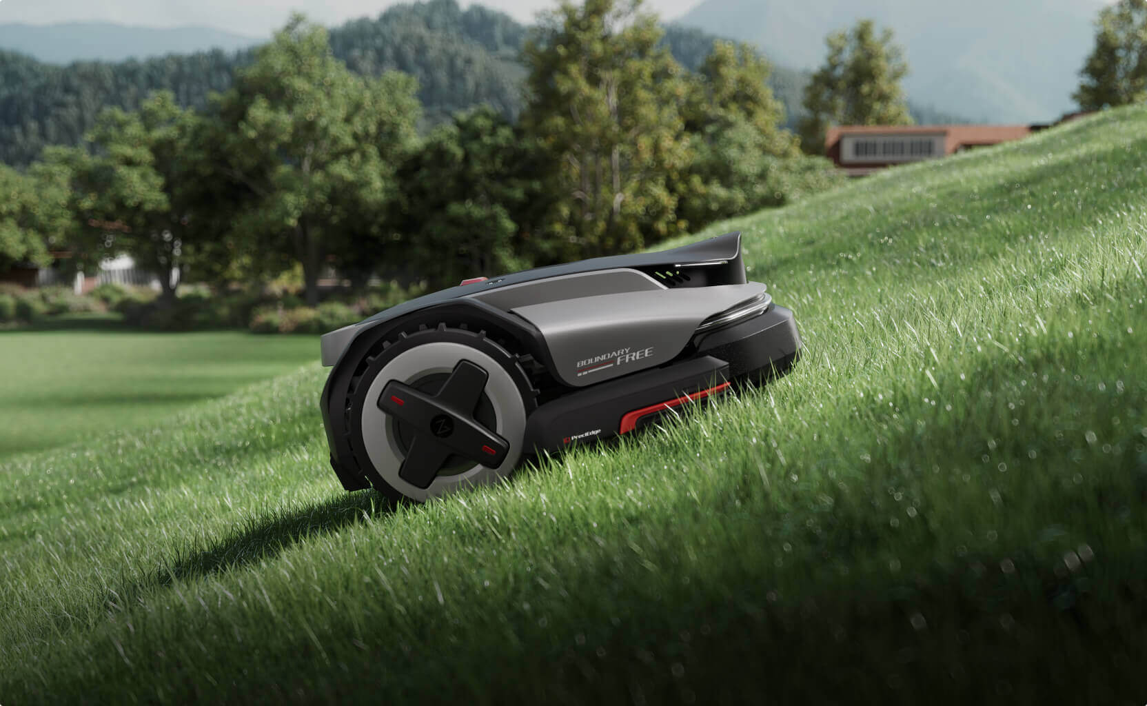 Roborock RockMow S1 premaguje naklone do 45 odstotkov