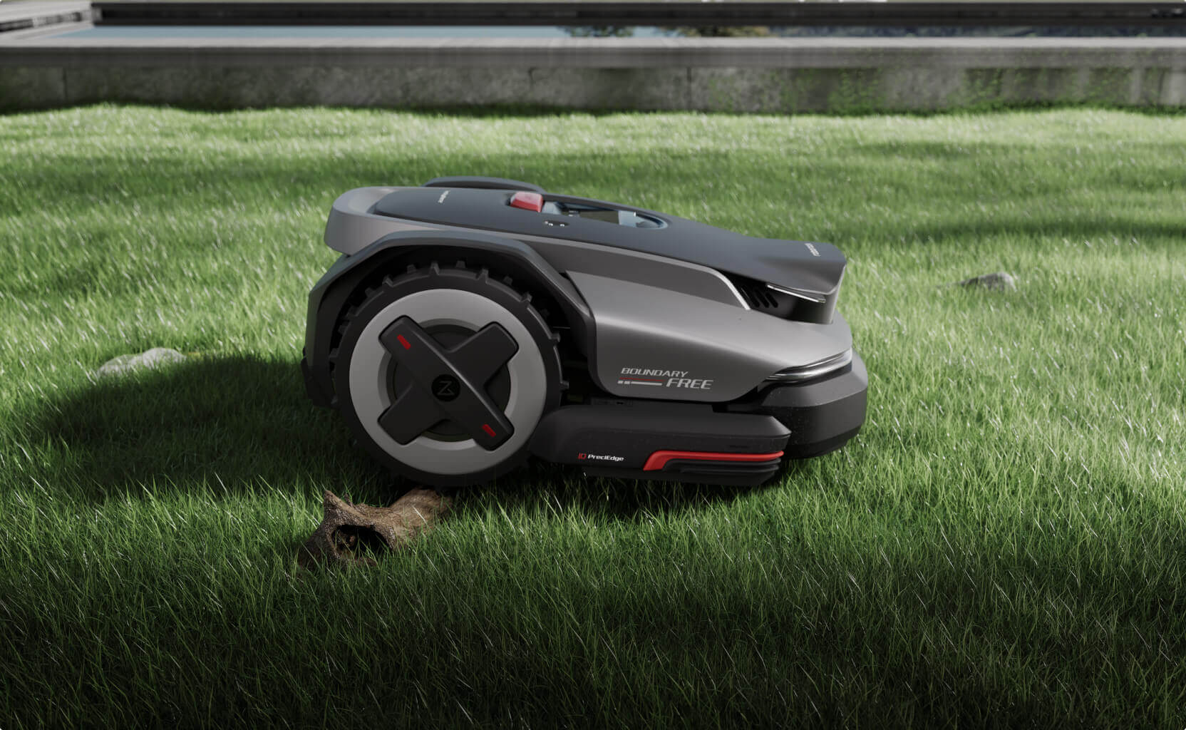 Roborock RockMow S1 premaguje ovire do višine 4 centimetre