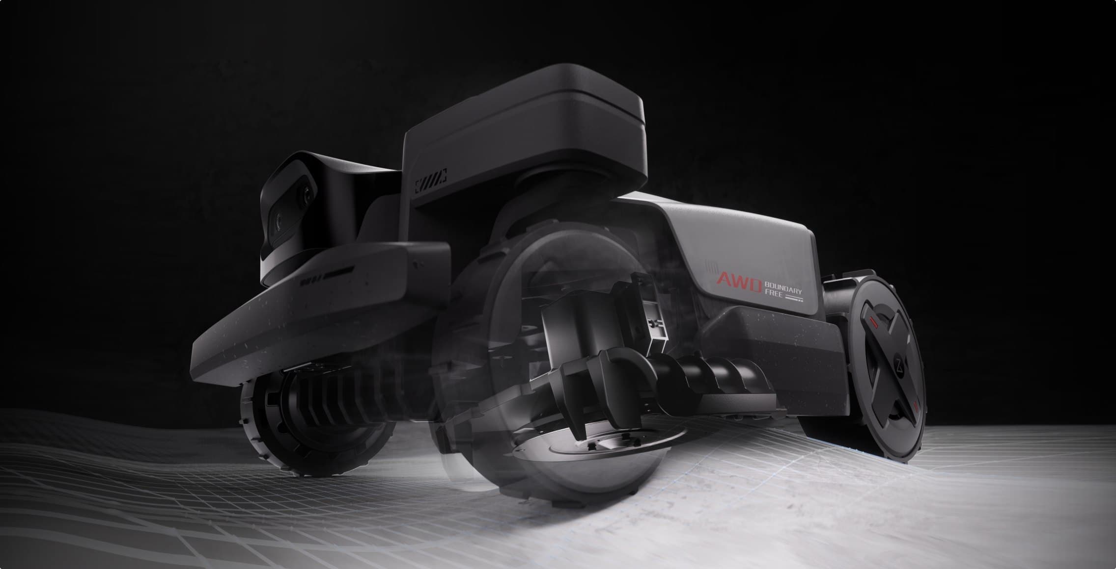 Roborock RockMow Z1 LiDAR prikaz plavajoče kosilne enote