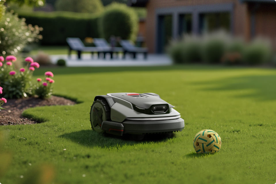 Roborock RockMow S1 med košnjo na trati